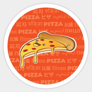 Pizza - All Around The World Sticker